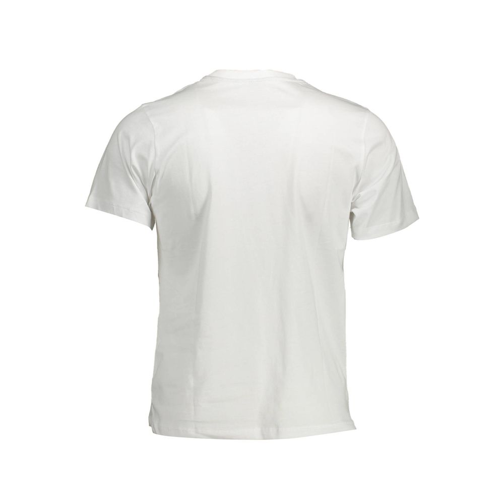 North Sails Bianco Baumwoll-T-Shirt für Herren
