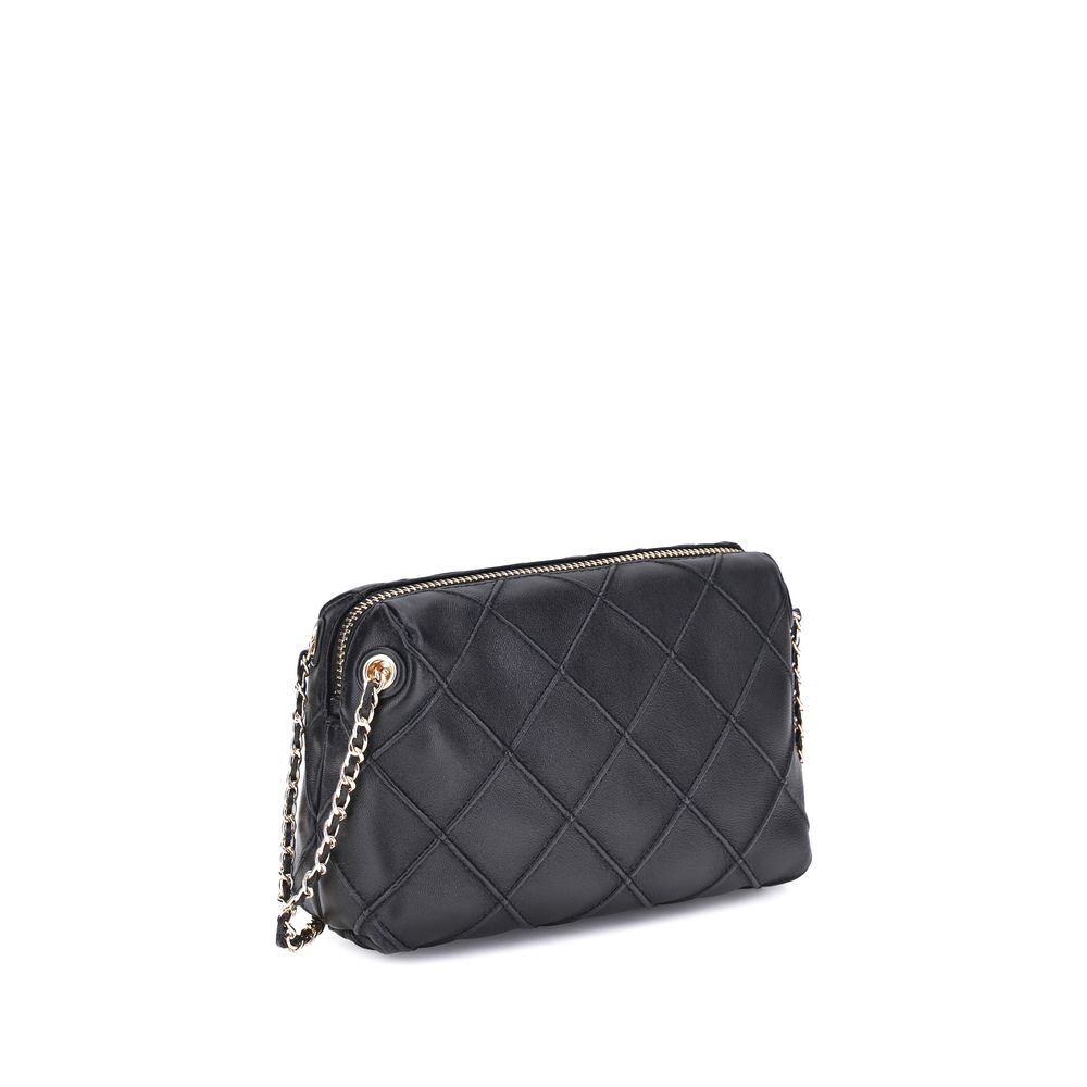Tory Burch Schwarze Kalbshaut Bos Taurus Schultertasche