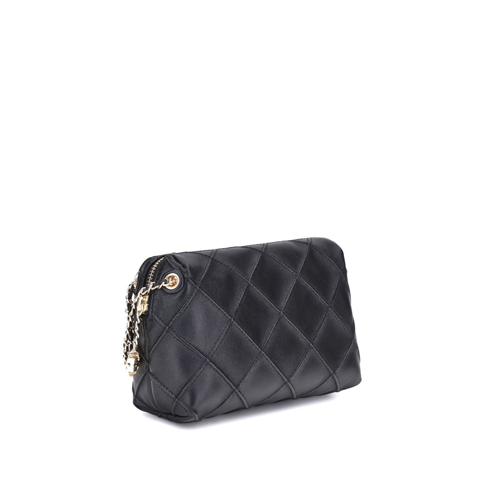 Tory Burch Schwarze Kalbshaut Bos Taurus Schultertasche