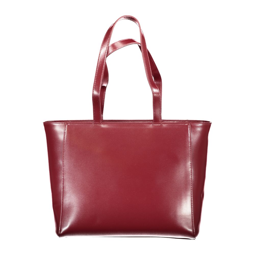 Mario Valentino Rote Polyethylen-Handtasche