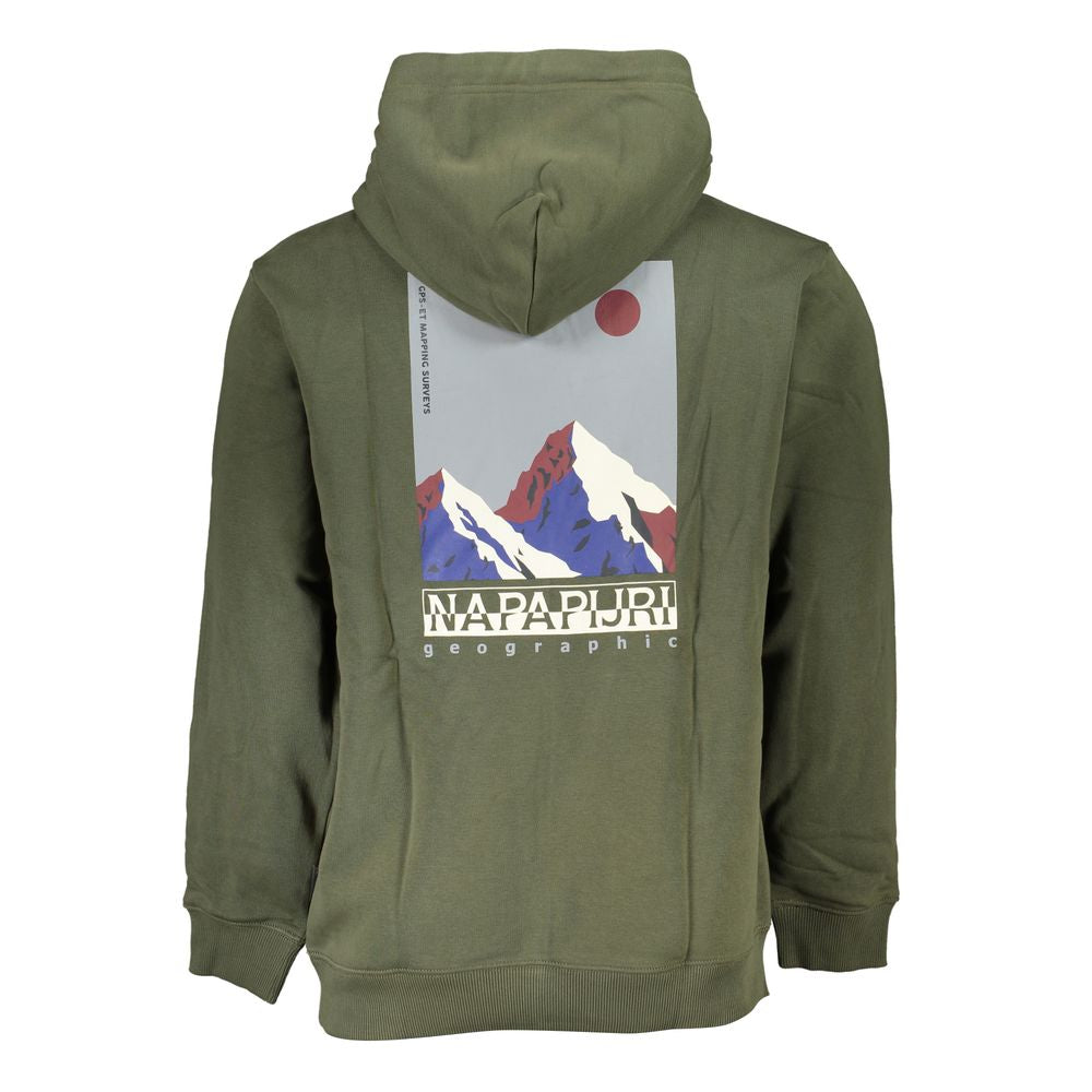 Napapijri Men's Green Cotton Sweater