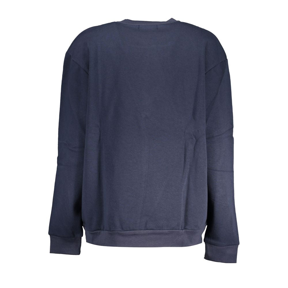 Cavalli Class Blauer Polyester-Sweatshirt