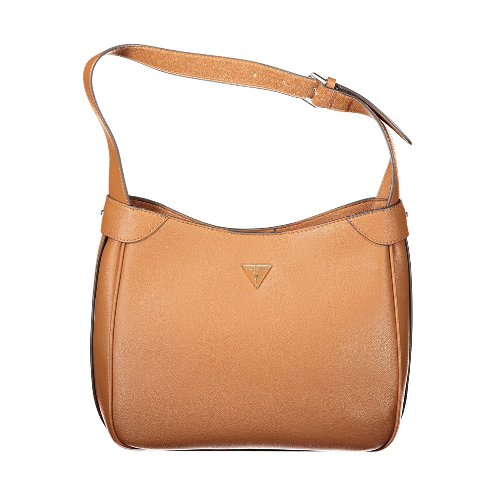 Guess Jeans Handtasche aus braunem Polyethylen