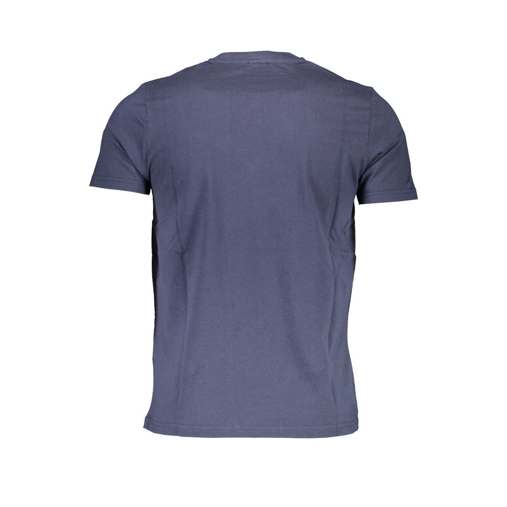 North Sails Blu Baumwoll-T-Shirt für Herren