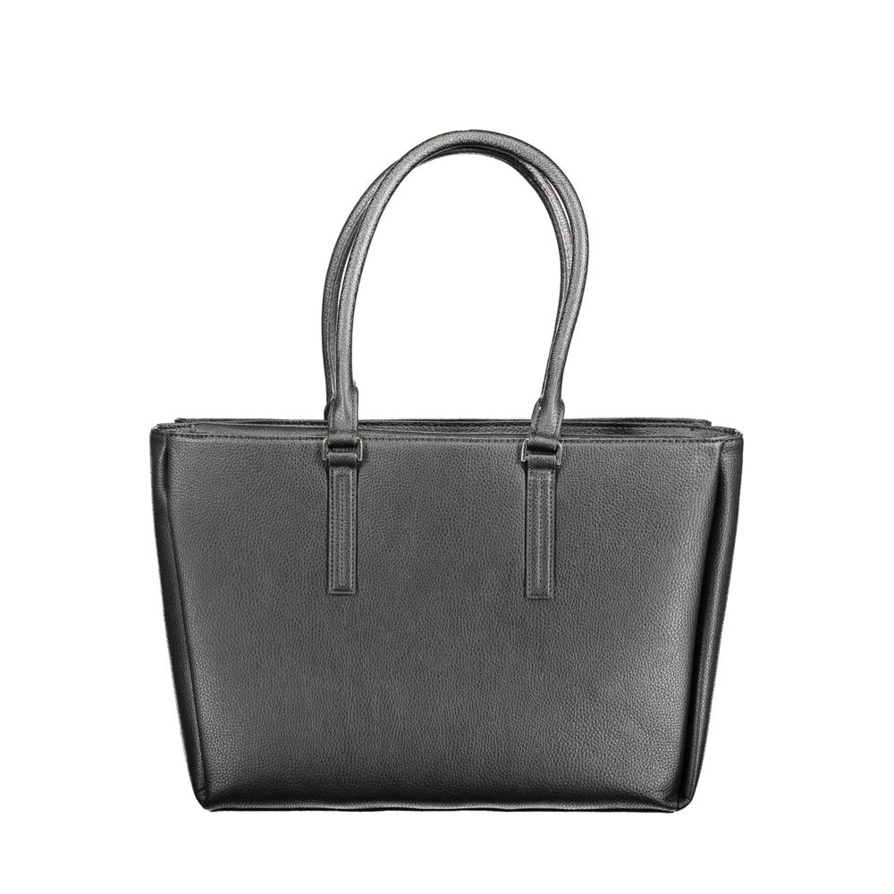 Calvin Klein Schwarze Schultertasche aus Polyurethan für Damen