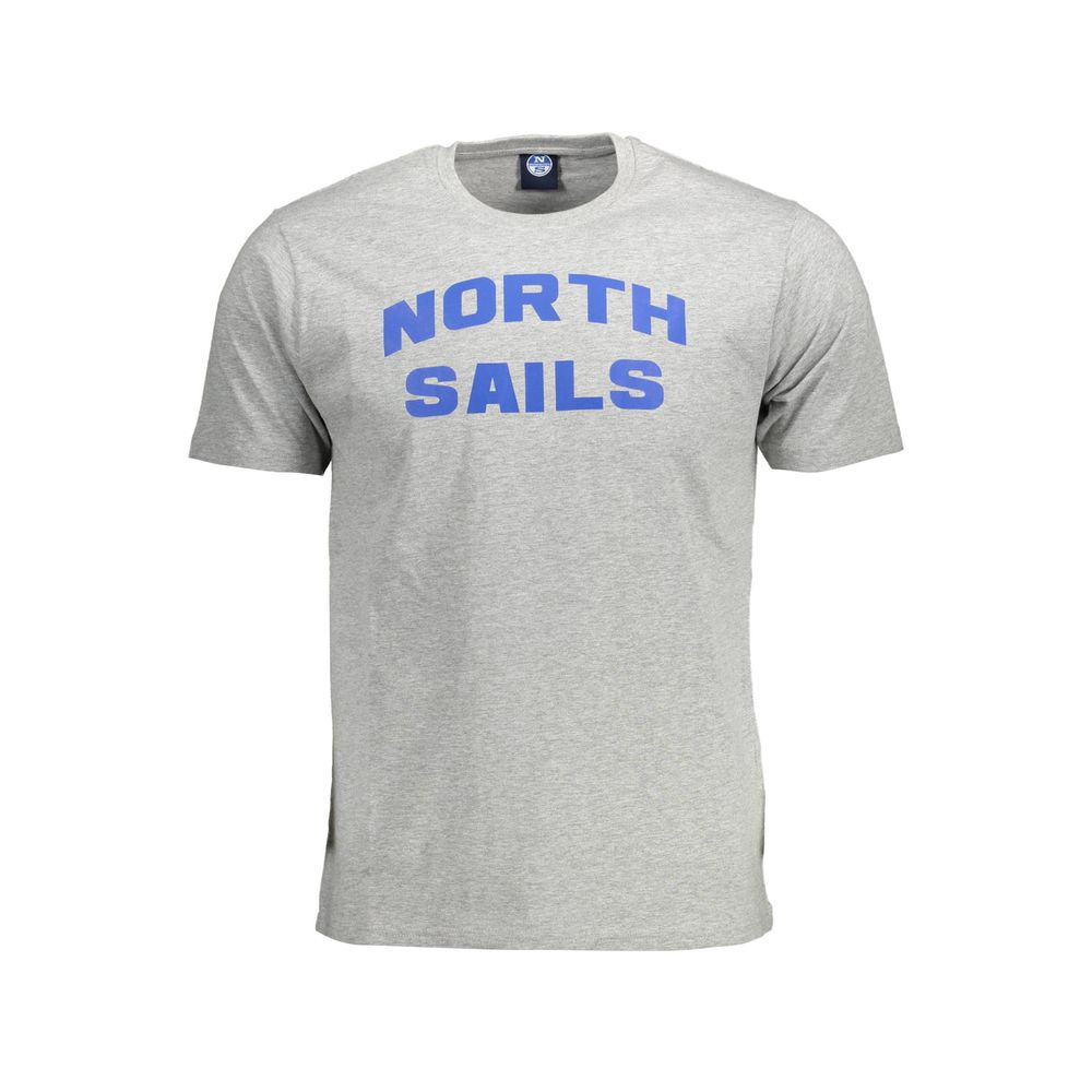North Sails Grigio Baumwoll-T-Shirt für Herren