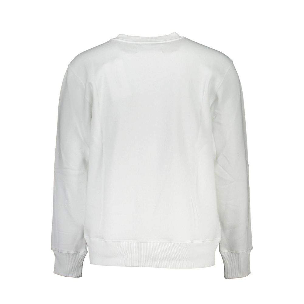 Calvin Klein Men's White Cotton Sweater
