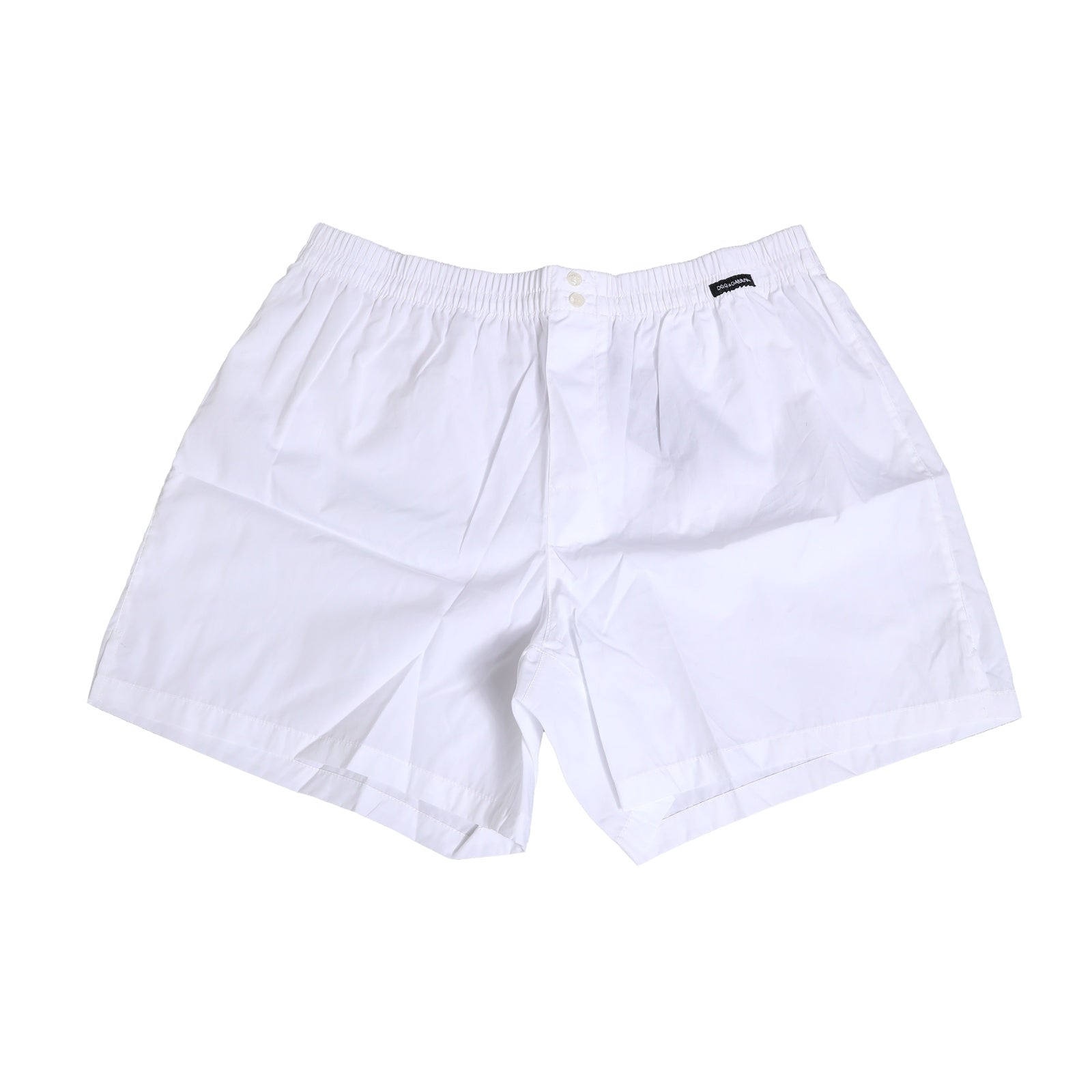 Dolce & Gabbana White Cotton Boxer Briefs Regular Underwear