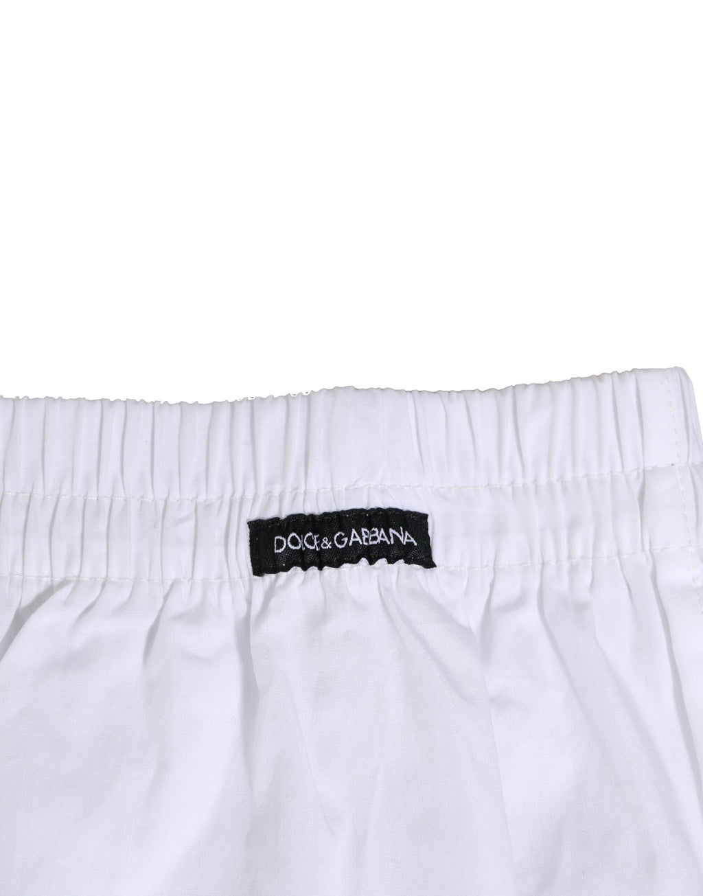Dolce & Gabbana White Cotton Boxer Briefs Regular Underwear