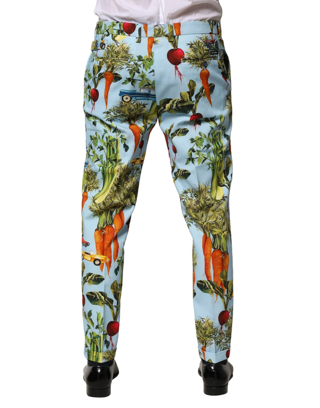 Dolce & Gabbana Multicolor Cotton Tapered Men's Trousers