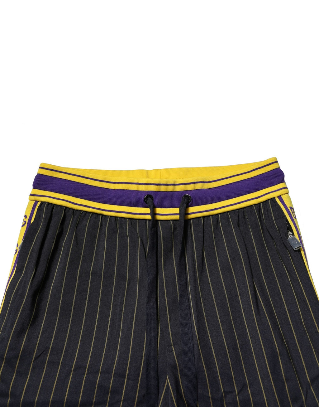 Dolce & Gabbana Multicolor Striped Wool Joggers