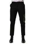 Dolce & Gabbana Black Cotton Cargo Dress Men's Pants