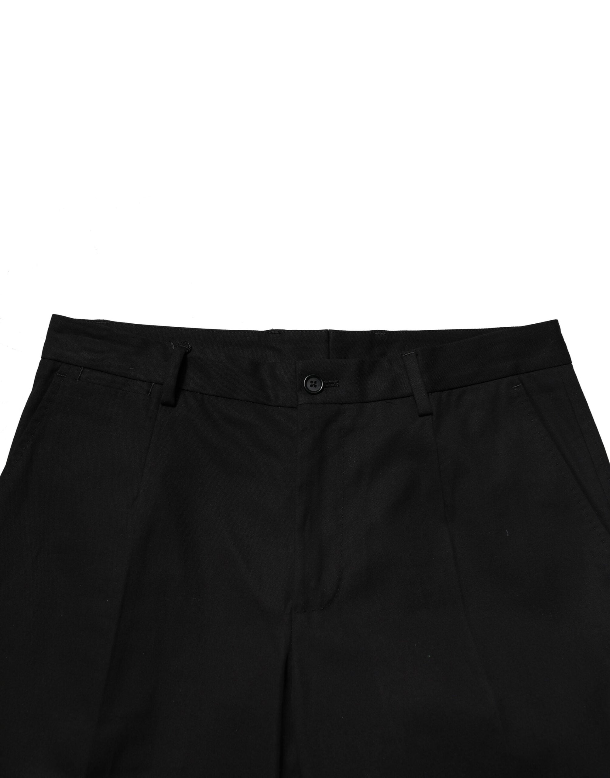 Dolce & Gabbana Black Cotton Cargo Dress Men's Pants