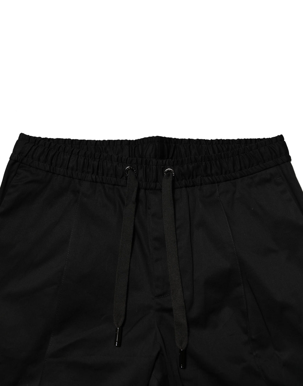 Dolce & Gabbana Black Cotton Mid-Rise Jogger Pants