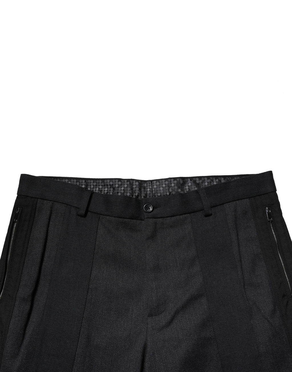Dolce & Gabbana Black Cotton Slim Formal Pants