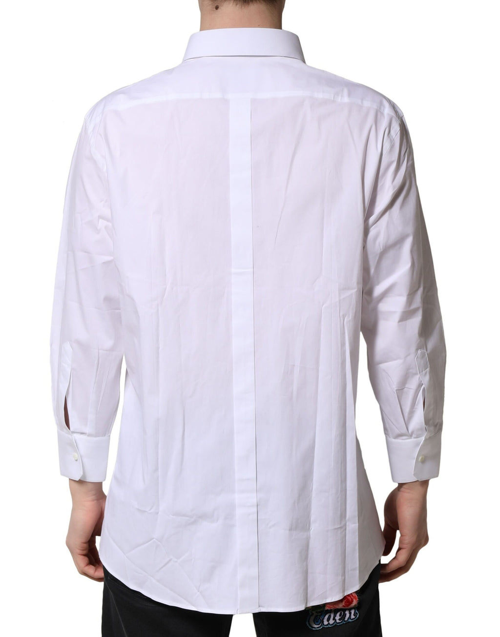 Dolce & Gabbana White GOLD Long Sleeve Formal Shirt