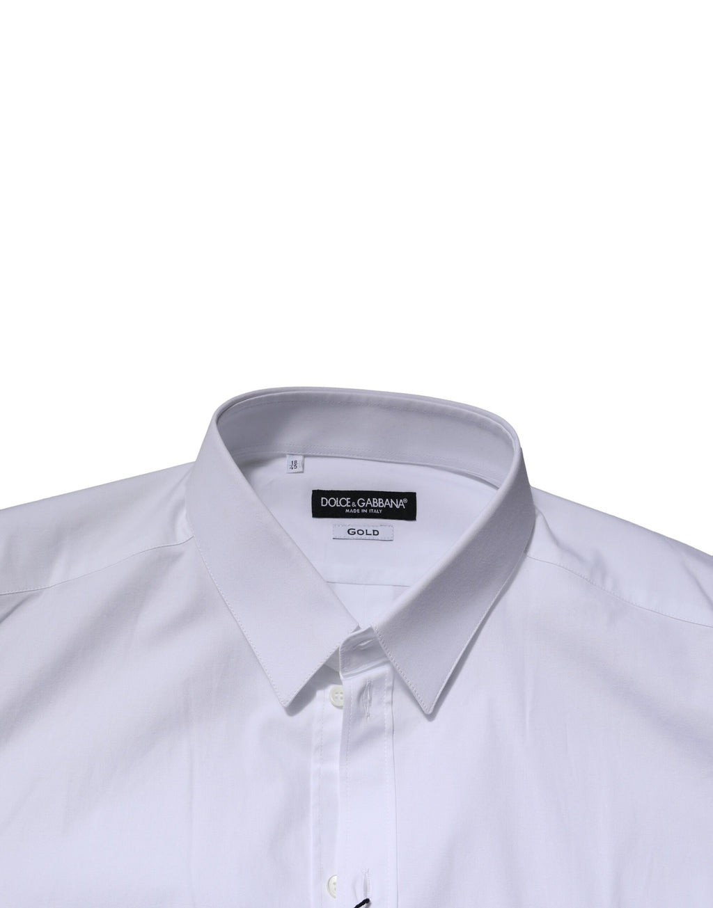 Dolce & Gabbana White GOLD Long Sleeve Formal Shirt