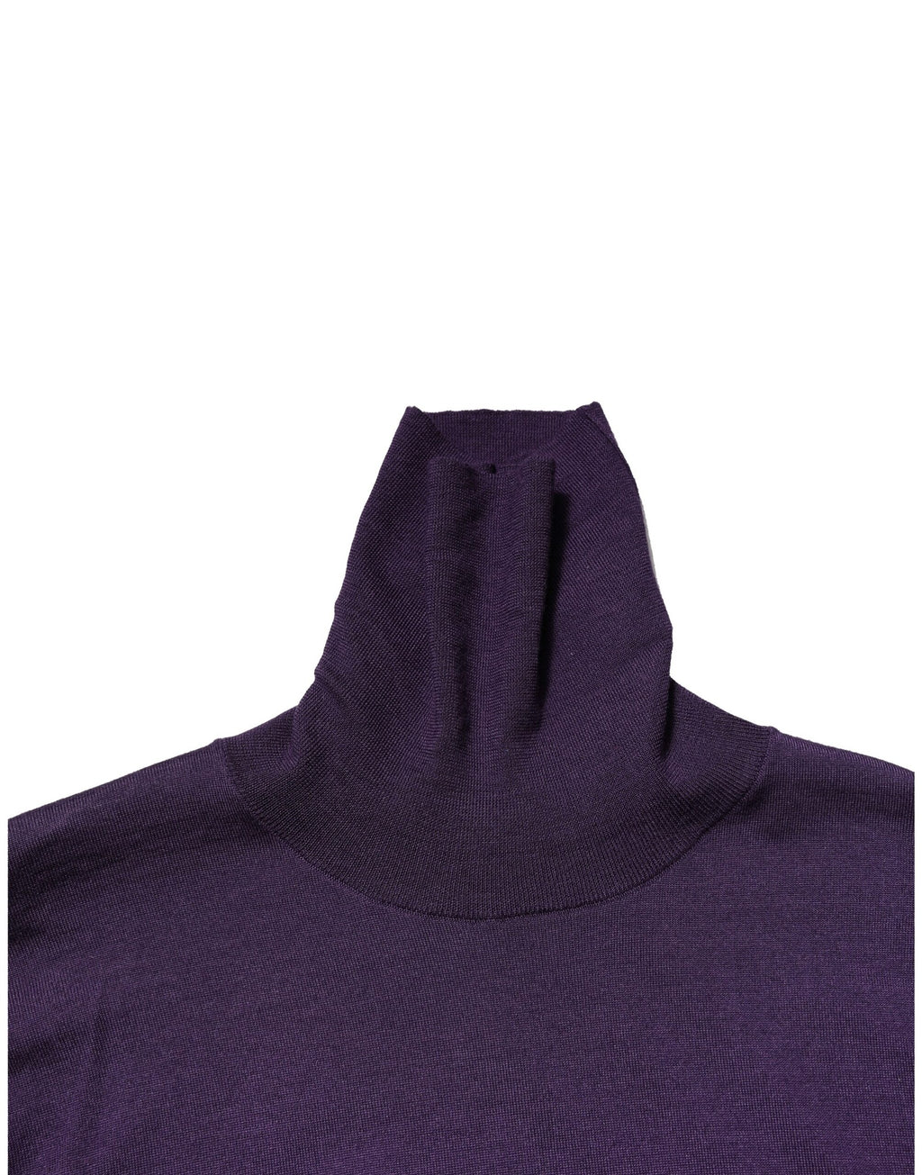 Dolce & Gabbana Purple Cashmere Rollneck Sweater