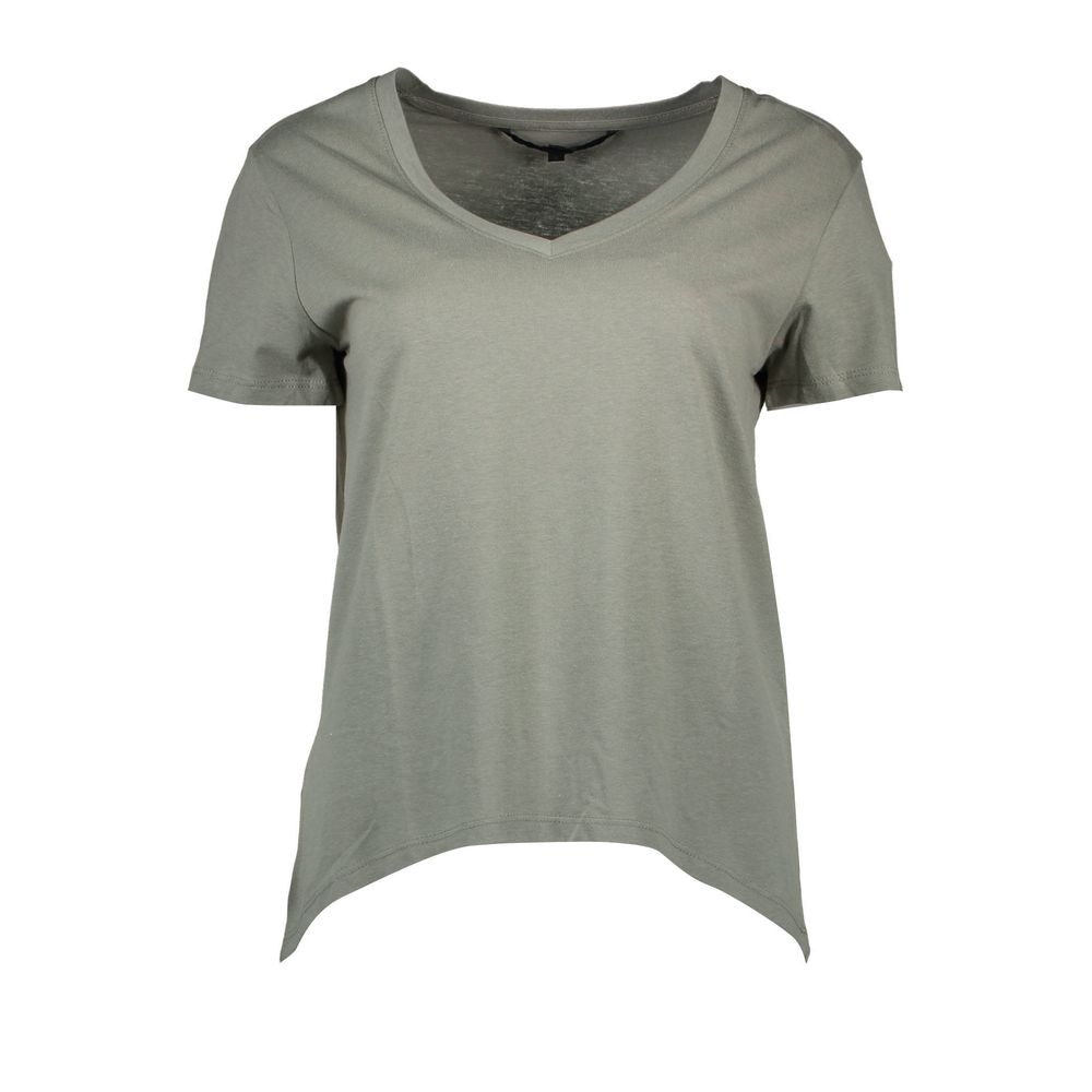 Silvian Heach Grünes Damen-T-Shirt aus Baumwolle