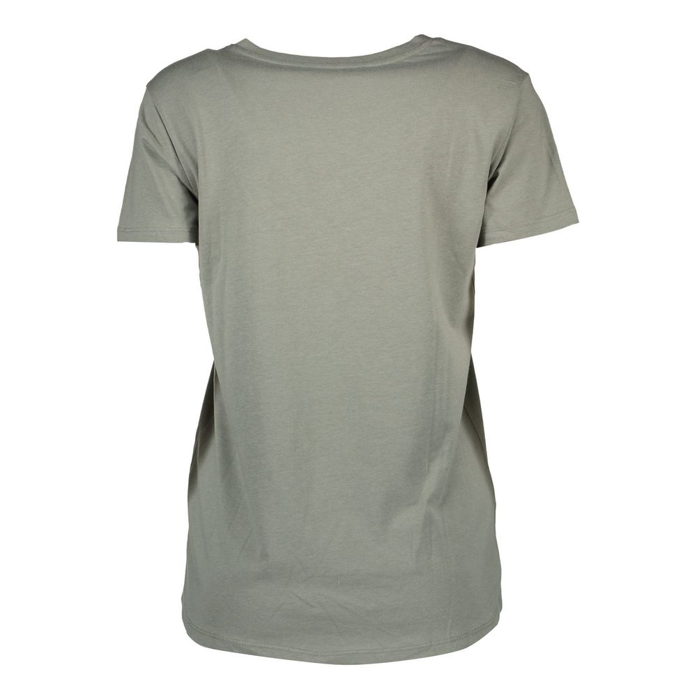 Silvian Heach Grünes Damen-T-Shirt aus Baumwolle