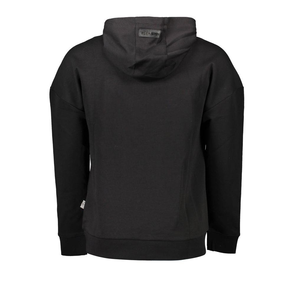 Plein Sport Schwarzer Baumwollpullover für Männer