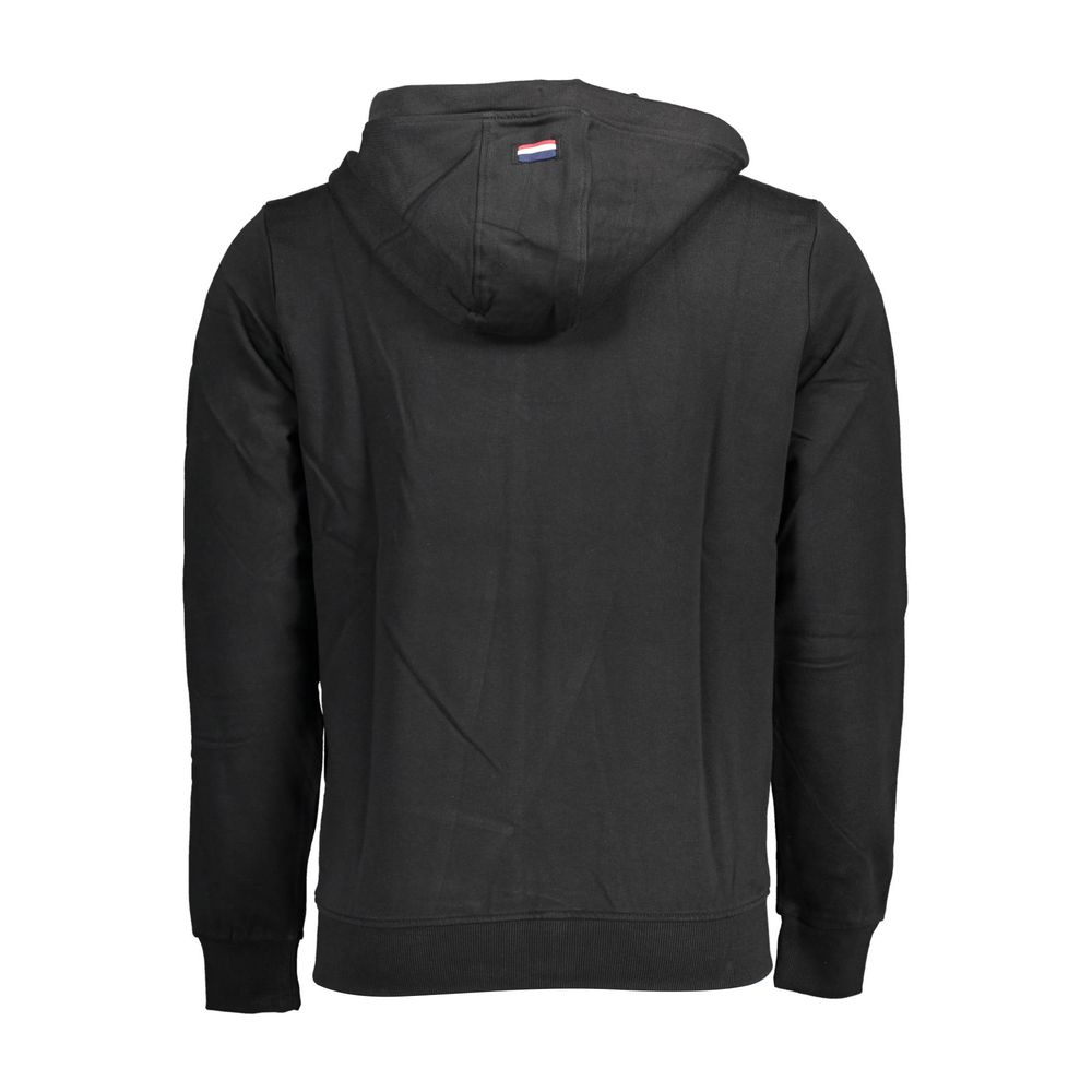 U.S. POLO ASSN. Schwarzer Baumwollpullover für Männer