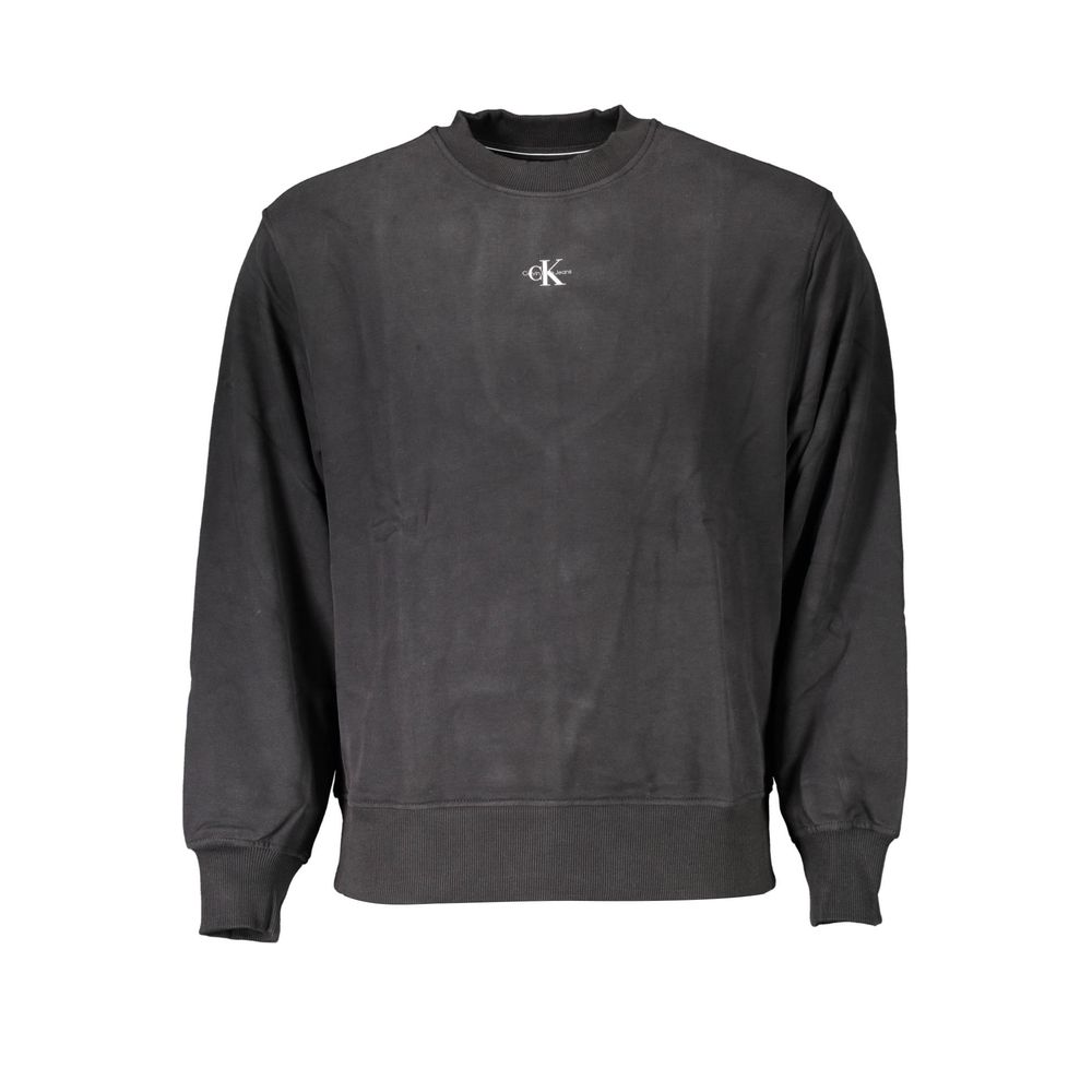 Calvin Klein Men's Black Cotton Jumper