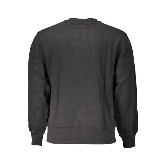 Calvin Klein Schwarzer Baumwollpullover für Männer
