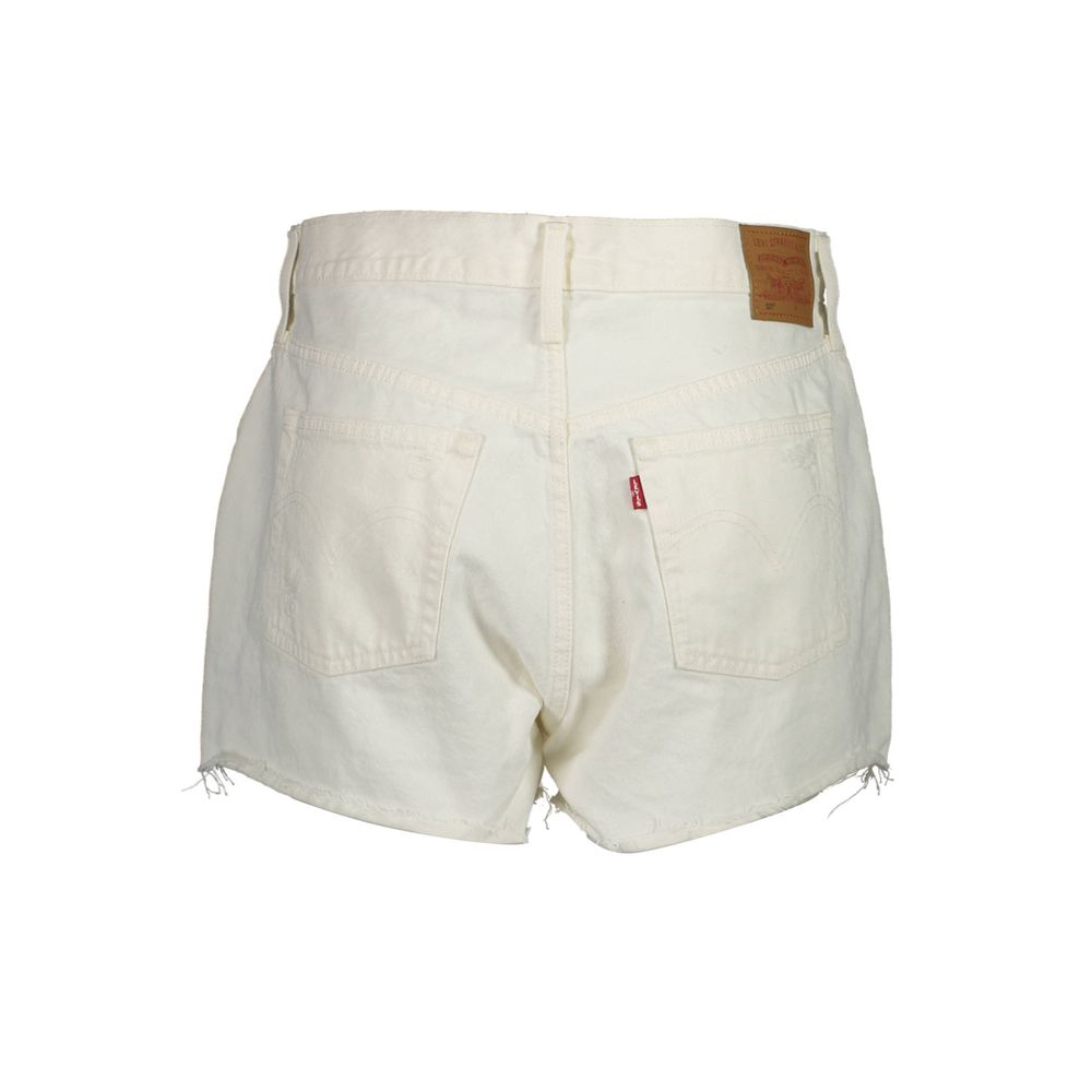Levi's Women's White Cotton Jeans