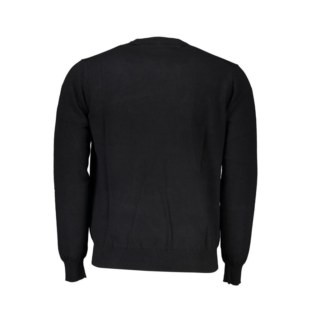 Harmont & Blaine Elegant Sweater with Embroidered Crew Neck