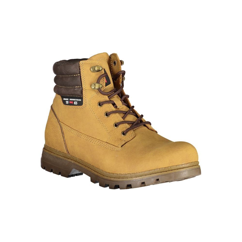 Carrera Gelber Polyester Herrenstiefel