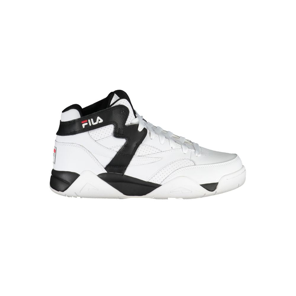 Fila Sporty High-Top Lace-Up Sneakers with Contrasting Details
