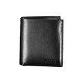 Calvin Klein Schwarzes Leder Portemonnaie