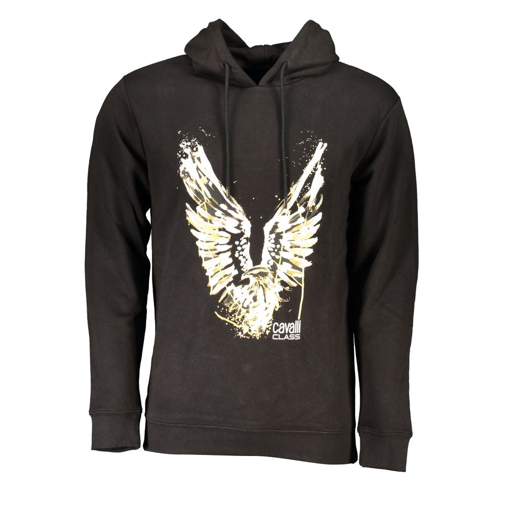Cavalli Class Men's Black Cotton Sweater