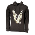 Cavalli Class Men's Black Cotton Sweater