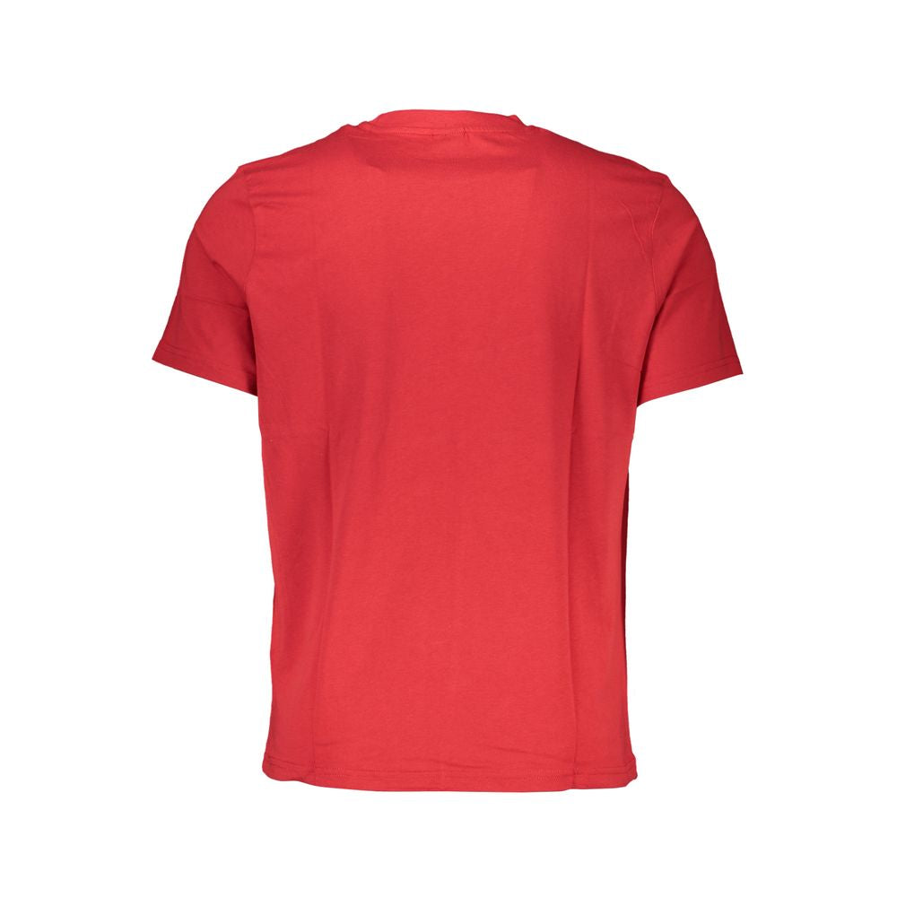 North Sails Rosso Baumwoll-T-Shirt für Herren
