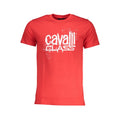 Cavalli Class T-Shirt in red cotton