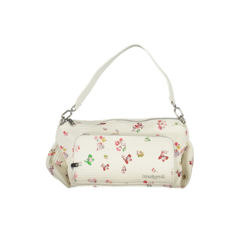 Desigual white polyethylene handbag