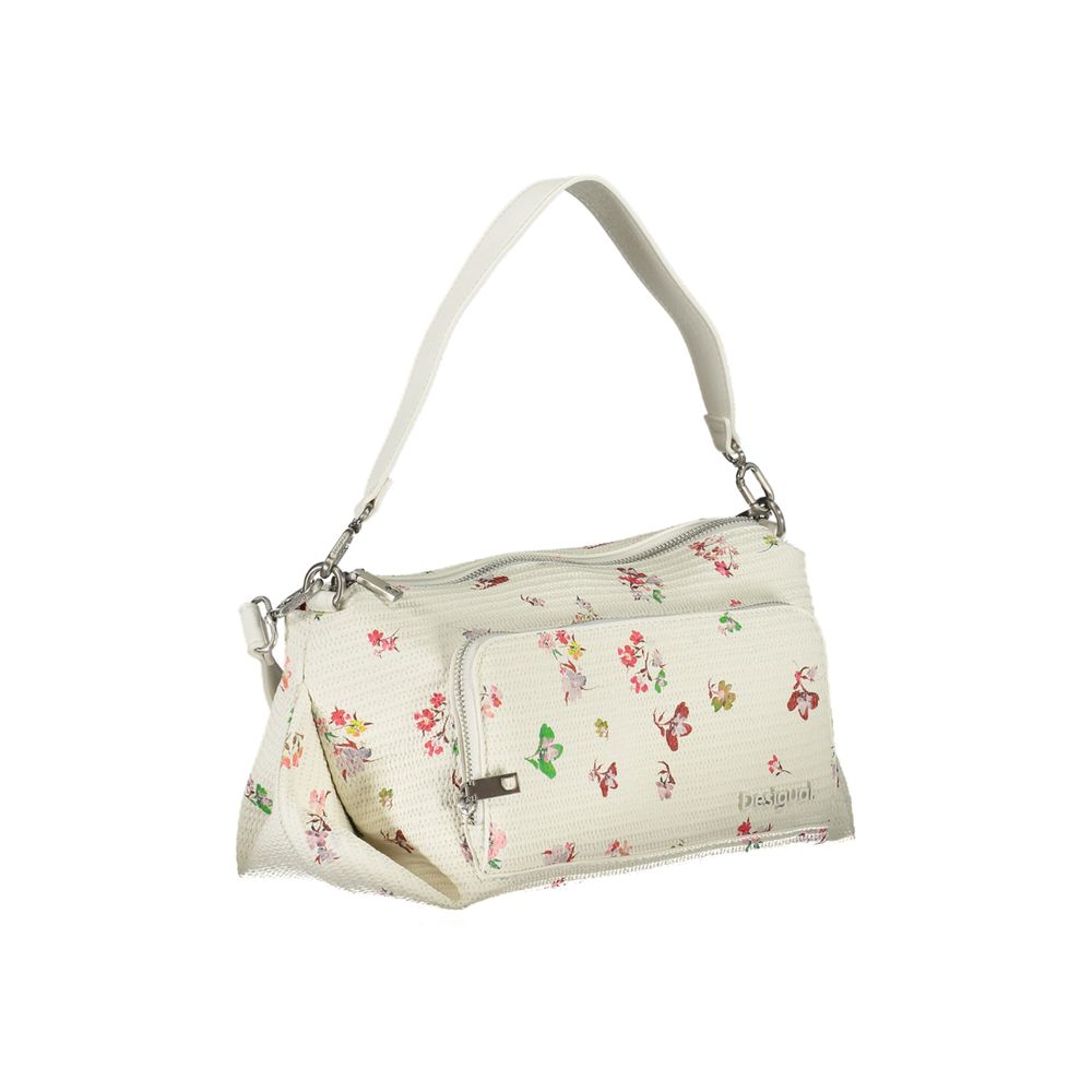 Desigual white polyethylene handbag