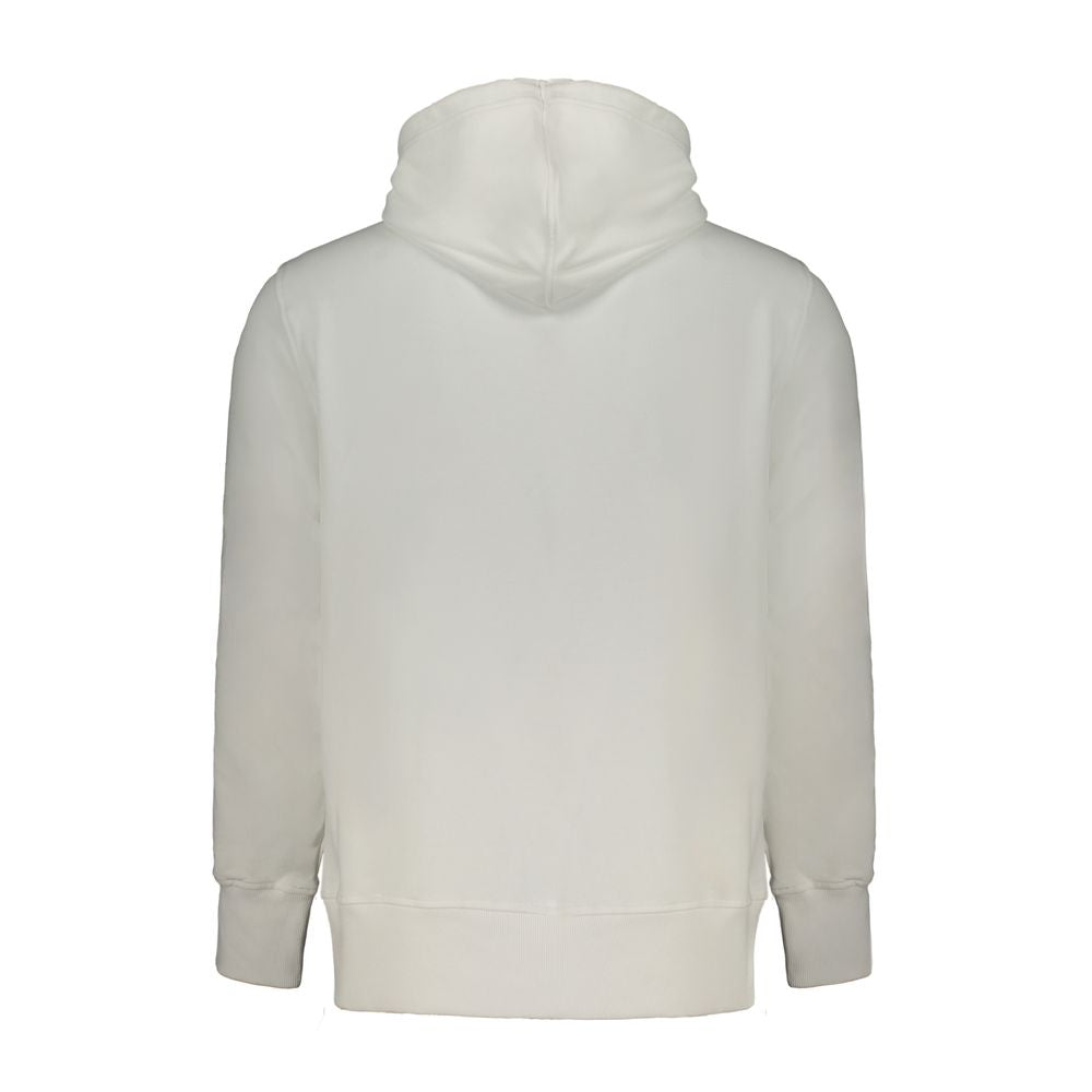 Calvin Klein Men's White Cotton Hoodie
