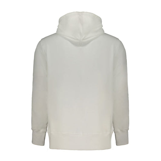 Calvin Klein Weißer Baumwollpullover für Männer mit Kapuze