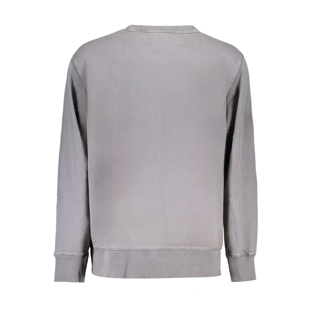 Calvin Klein Men's Grey Cotton Jumper