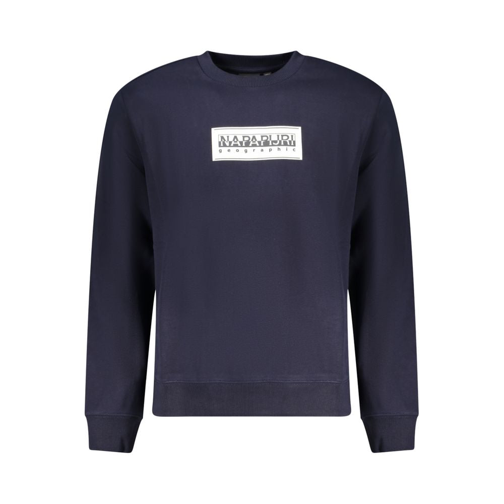 Napapijri Blaues Baumwoll-Sweatshirt für Herren