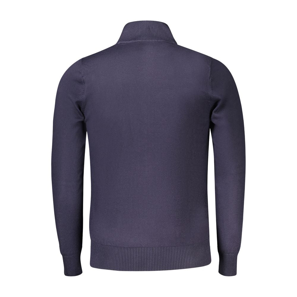 Coveri Moving Blue Viscose Sweater for Men