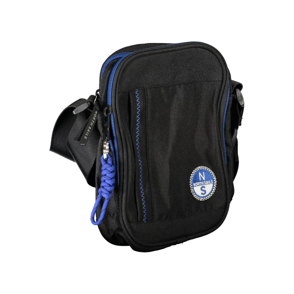 North Sails Schwarze Schultertasche aus Polyester