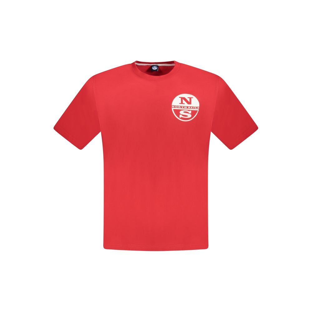 North Sails Cotton T-Shirt in Red