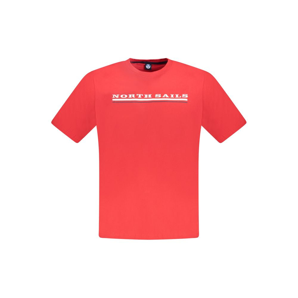 North Sails Cotton T-Shirt in Red