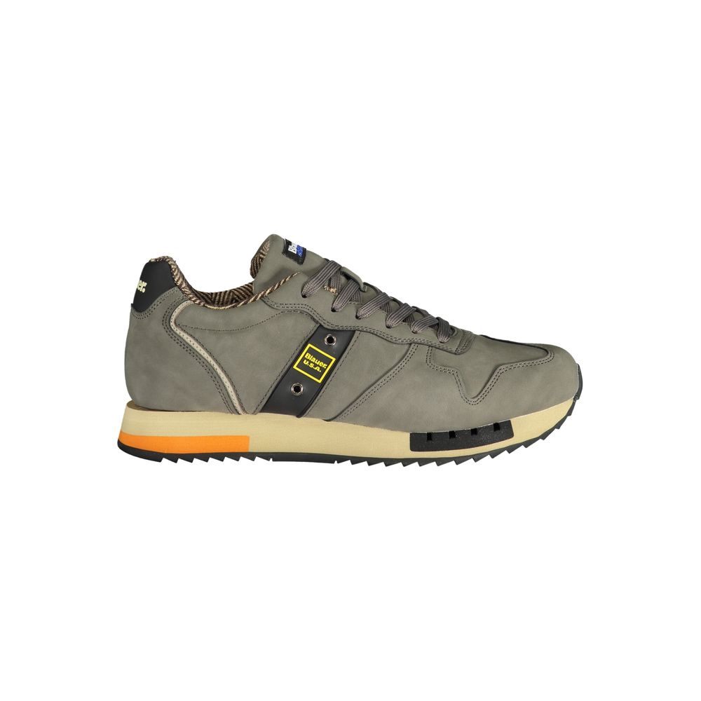Blue Grey Polyester Sneaker