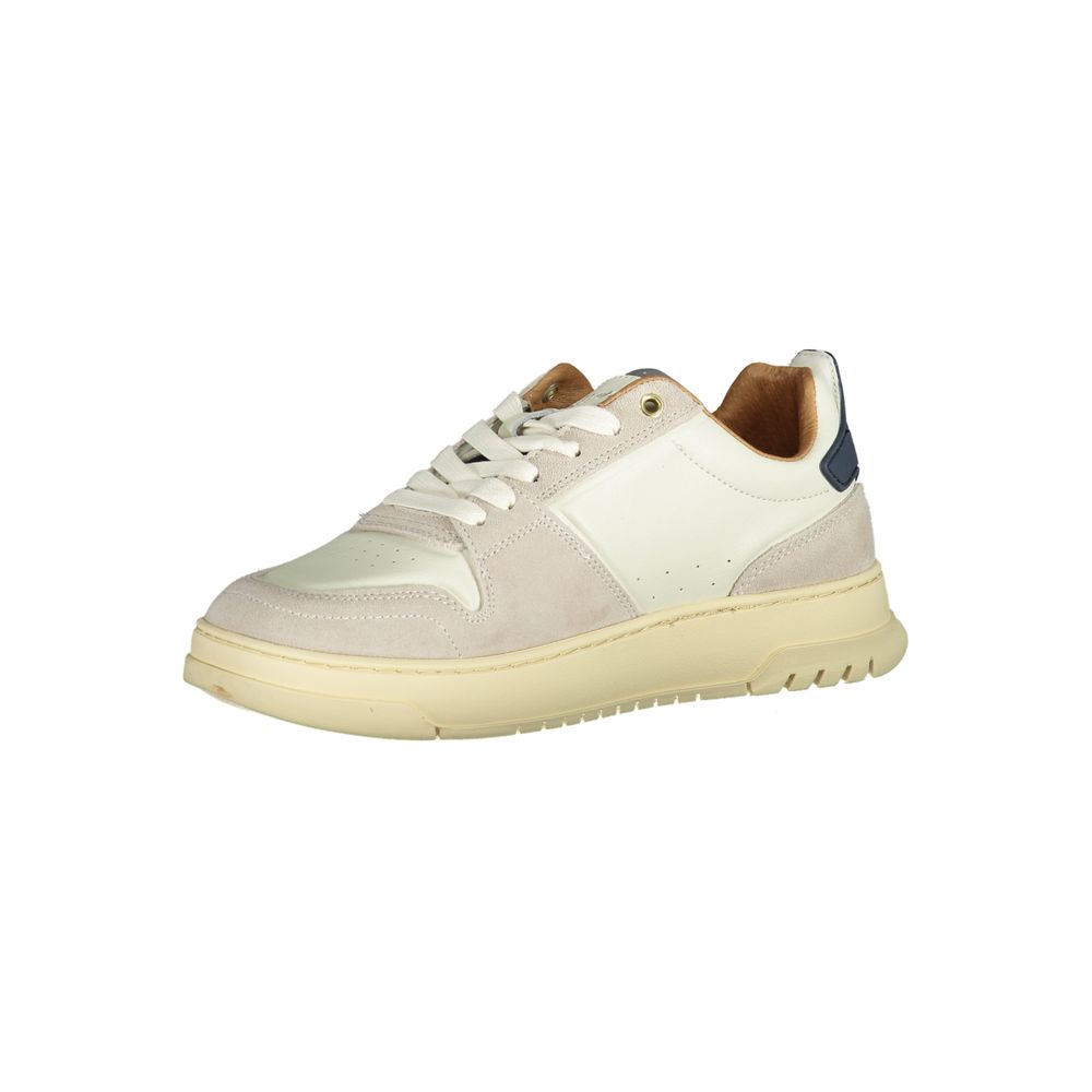 Blue White Polyester Sneaker