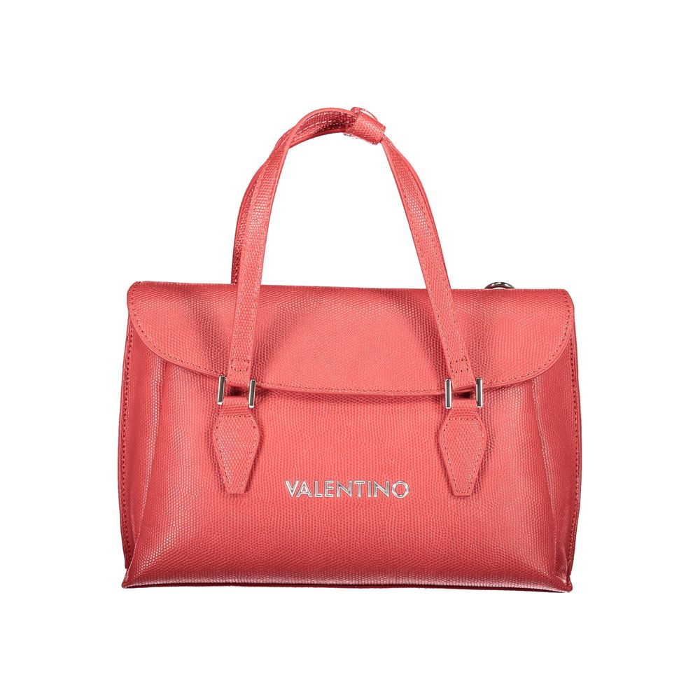 Mario Valentino Rote Damen-Handtasche aus Polyurethan